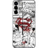 DC Comics Superman Comic Pattern Logo in Red Galaxy S22 Plus Skin
